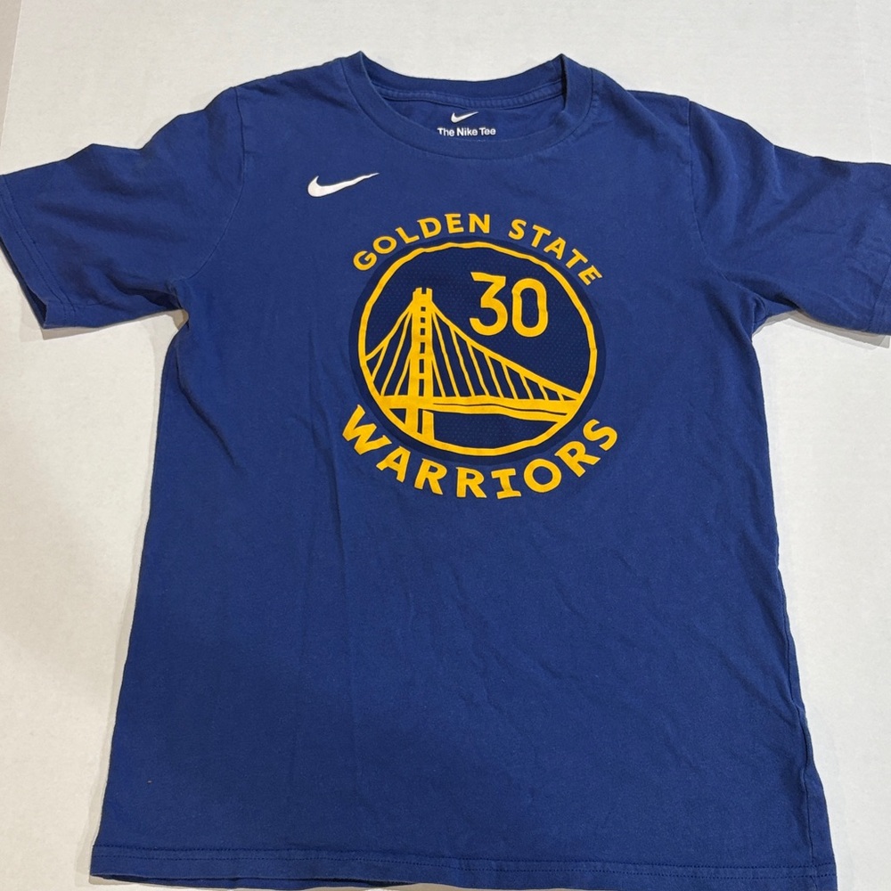Nike Kids Blue Golden State Warriors Tee